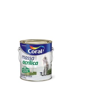 Massa Acrílica Branco 6kg  - Coral