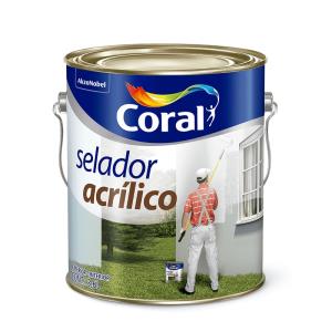 Selador Acrílico 3,6L Branco  - Coral