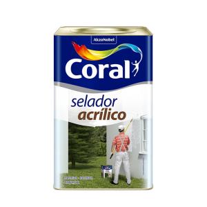 Selador Acrílico 18L Branco  - Coral