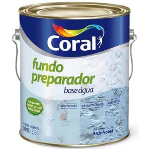 Fundo Preparador Para Parede 3,6L Base Água  - Coral