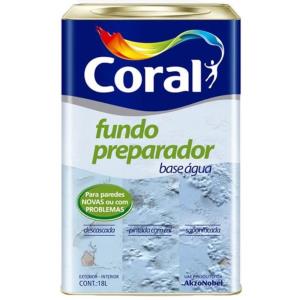 Fundo Preparador Para Parede 18L Base Água - Coral