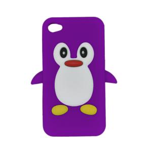 Capa para Iphone 4 e 4S Pinguim - CB04 - UNIK Iluminação