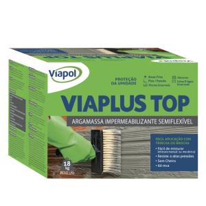 Revestimento Impermeabilizante Semi-Flexível Viaplus TOP 18kg  - Viapol