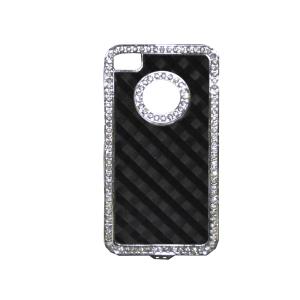 Capa para Iphone 4 e 4S com Strass em Plástico - CA01 - UNIK Iluminação