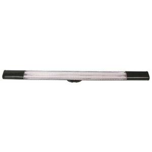 Luminária Aletada 2X40W Preta - ECP