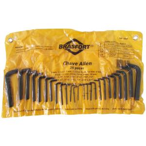 Kit Chave Allen 25 Pcs - Brasfort