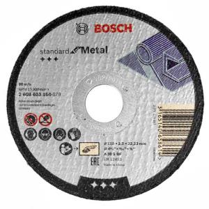 Disco de Corte Standard para Metal 115mm Plano 4.1/2 - Bosch
