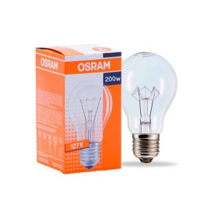 Lâmpada Incandescente 200W Clara   - Osram