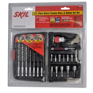 Jogo Para Fixar e Aparafusar     21 Pcs - Skil