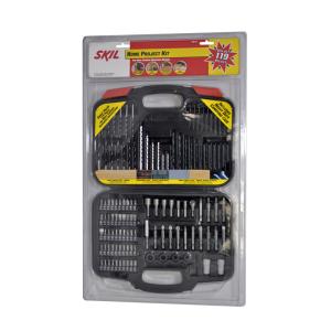 Jogo Para Fixar e Aparafusar 119 Pcs - Skil