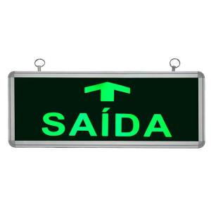 Placa de Sinalização para Saída de LED UN-13 - UNIK Iluminação