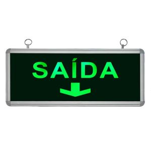 Placa de Sinalização para Saída de LED UN-14 - UNIK Iluminação